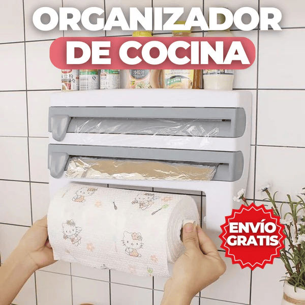 Organizador y Dispensador 3 en 1 - OrganizePro